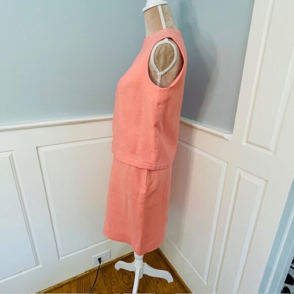 Vintage 1960's Jackie O Moygashel Irish Linen Skirt Suit Small - Picture 3 of 14